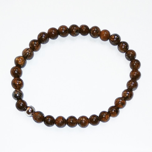 Bronzite 6mm Bead Bracelet | XS, S, M, L & XL
